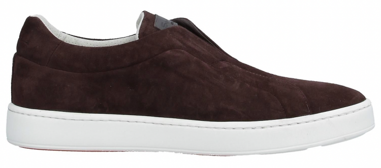 SANTONI leather sneakers