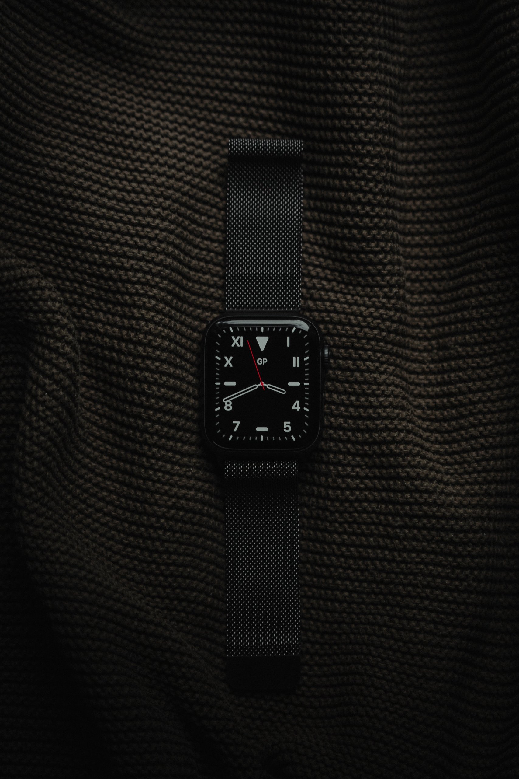 黒い腕時計