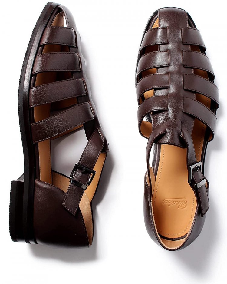 Paraboots leather sandals