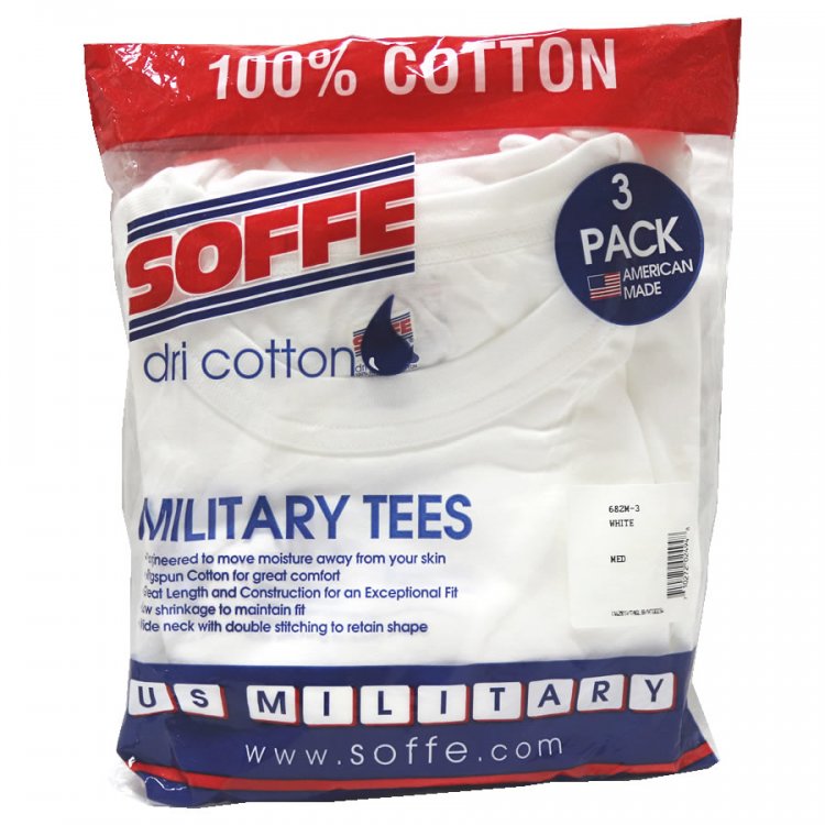 SOFFE MILITARY 3 PACK TEE