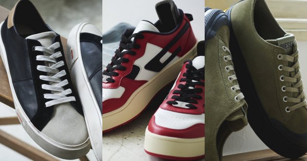 Diesel’s strong popularity is not just for show! 3 Diesel Sneakers that are on-trend in a classy way