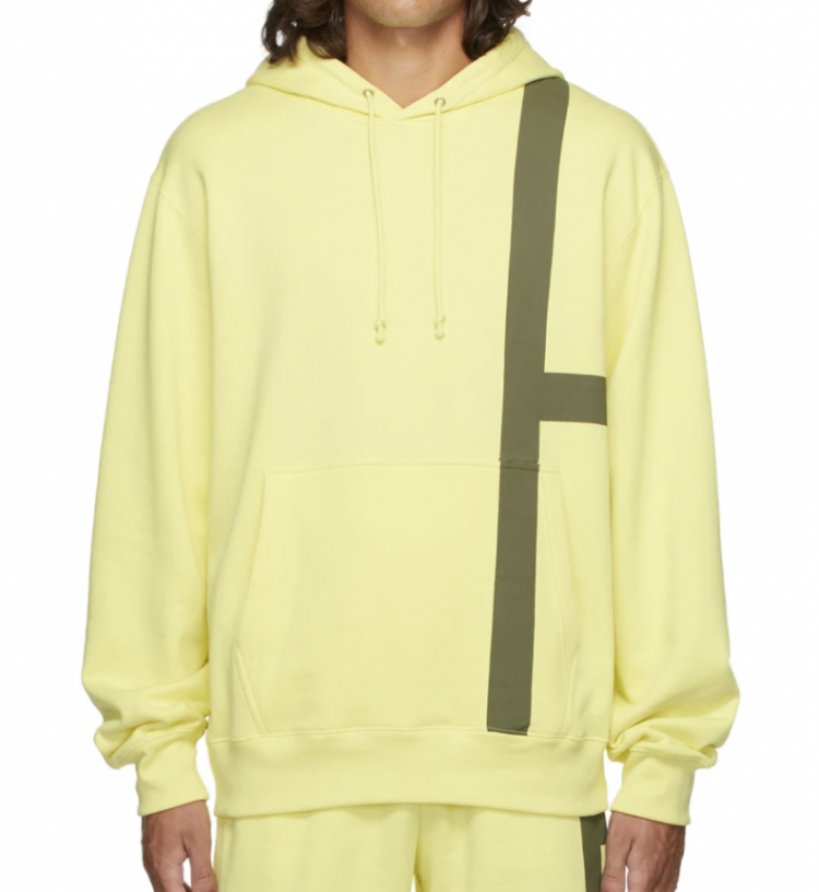 Pullover Hoodie Recommendation 7: "HELMUT LANG Yellow Hoodie