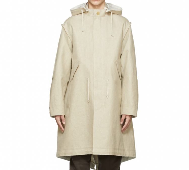 Lightweight autumn coat recommendation 4: "UNDERCOVER Fishtail Coat"