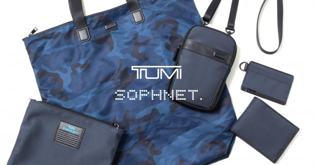 SOPHNET.とTUMIのカプセルコレクションが登場！バッグや財布など4アイテムがラインナップ