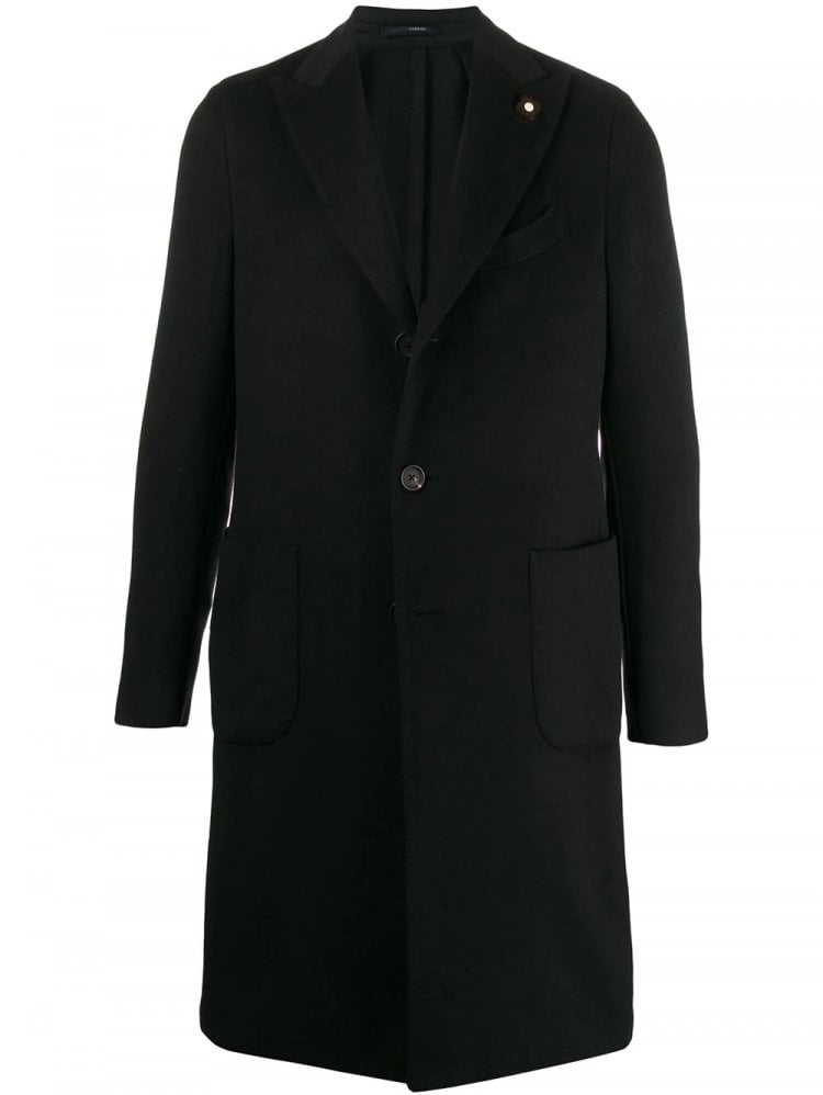 Chester Coat Recommendation ① "LARDINI Single Peaked Lapel Chester Coat