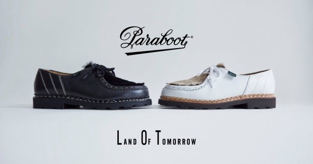 「Paraboot × LAND OF TOMORROW」ラビットファーのチロリアンシューズが数量限定で登場！