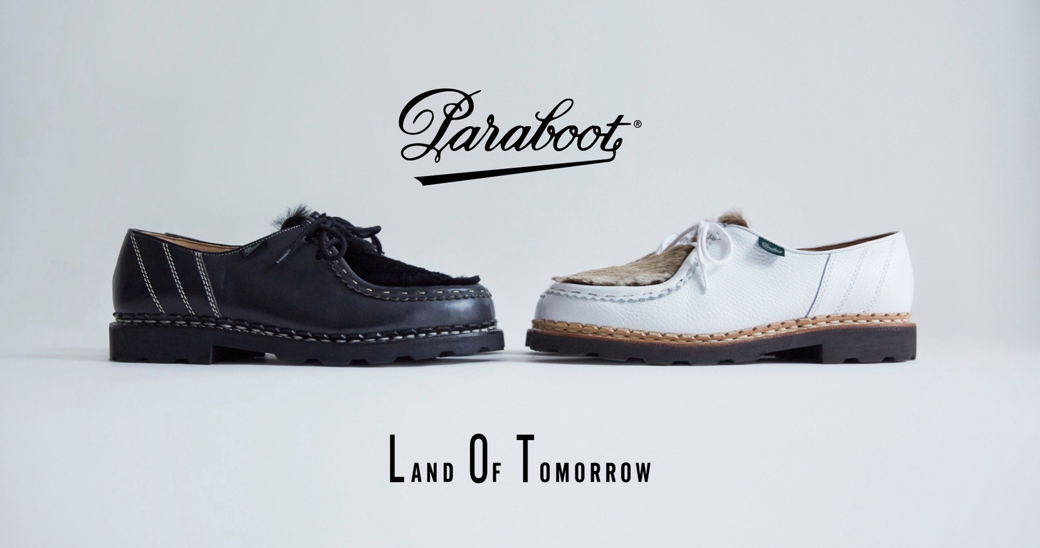 「Paraboot × LAND OF TOMORROW」ラビットファーのチロリアン