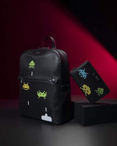 " Serapian x Space Invaders " is a collaboration inspired by the dynamic energy of Milan and Tokyo