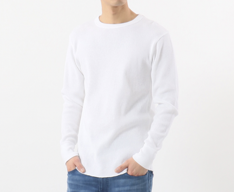 Thermal cut and sewn recommendations: 1) "Hanes PREMIUM Crew Neck Thermal Long Sleeve T-Shirt