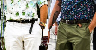 イタリア洒落者の常套テク！メッシュベルトのこなれた結び方はこの２パターンでキマり