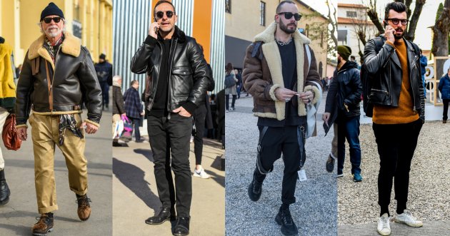 Leather jacket coordinates for men! Introducing the history of leather jackets starting from riders’ jackets and flight jackets, and examples of how to wear them.