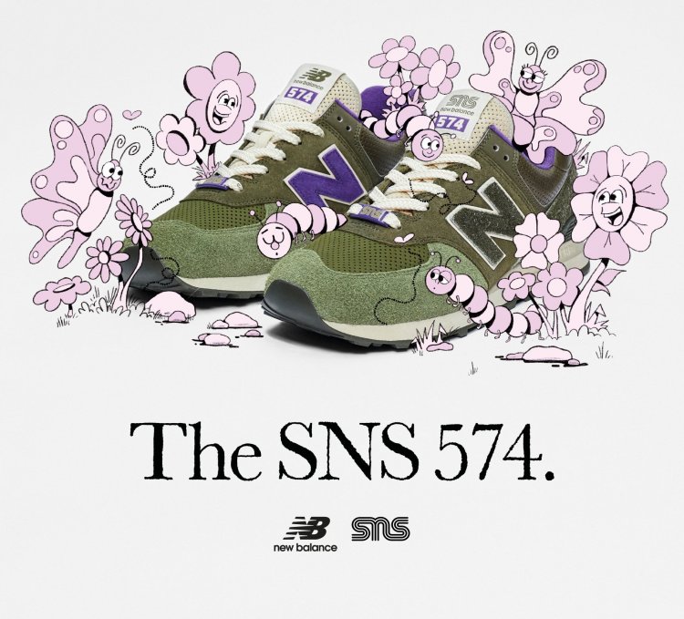 New Balanceの「574」がラグジュアリーにアレンジされた注目の「The SNS 574」