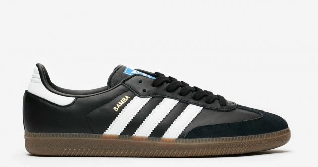 What is the history of Adidas’ oldest model “Samba” and what are its four characteristics?