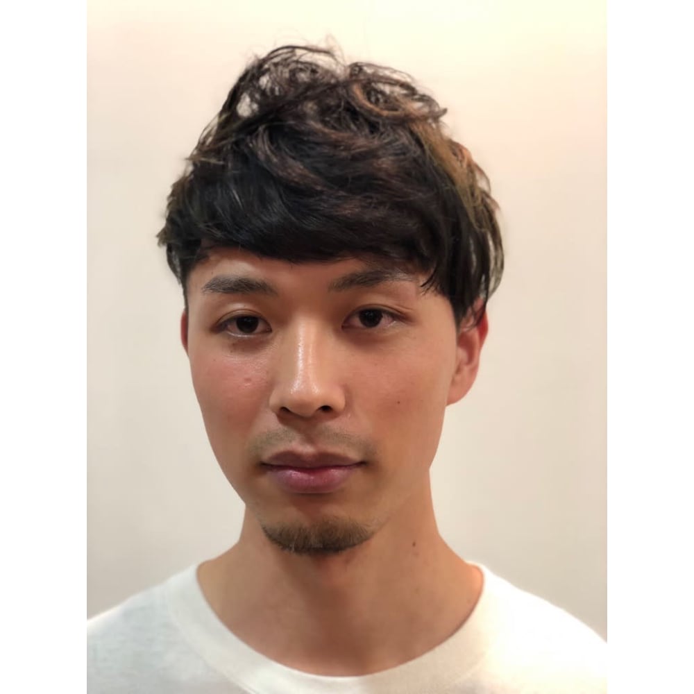 Korean Perm + Haircut (Part II) | Skin Faded Two Block Cut | Men's Hair |  Ruben Ramos - YouTube