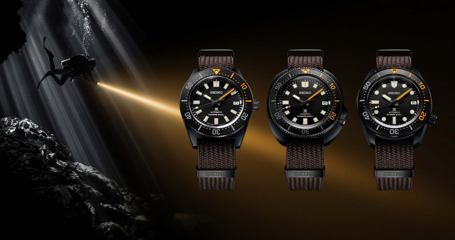 セイコーの「The Black Series」からナイトダイビングをテーマに