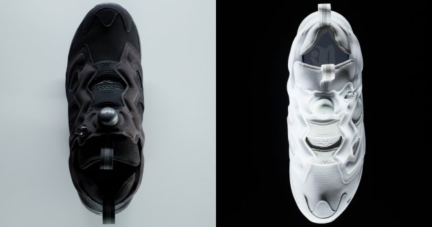 Reebok Pump Fury in ballistic nylon, in all new all-black & white colors for the first time in 4 years!