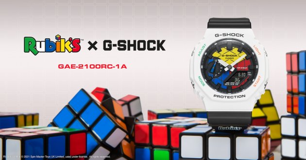 G-SHOCKとルービックキューブが融合！ポップで遊びゴコロ溢れるコラボウォッチが発売