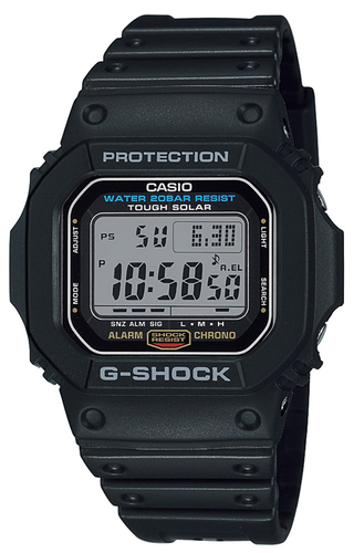 G-SHOCKの名作デジタル時計➁「G-SHOCKの人気を確立させた5600シリーズ G-5600E-1JF」