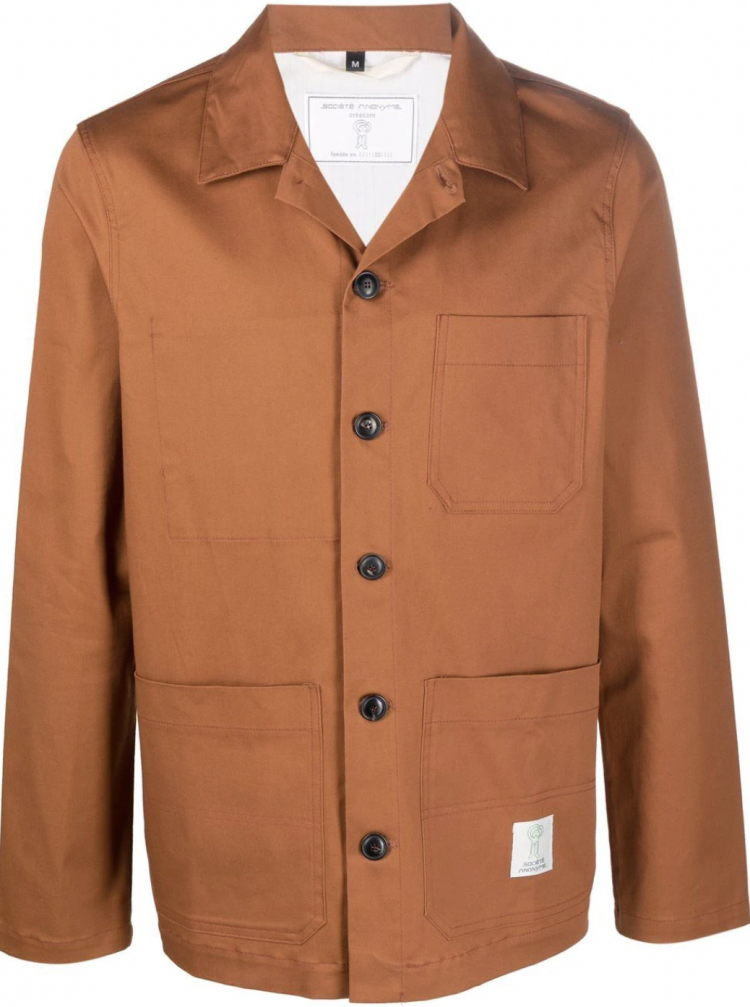 SOCIETE ANONYME Brown Outerwear Brown Work Jacket