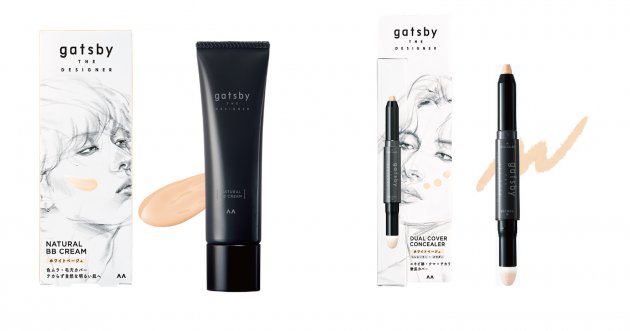 Gatsby the Designer’s BB cream and concealer for men are now available in new bright skin tones!