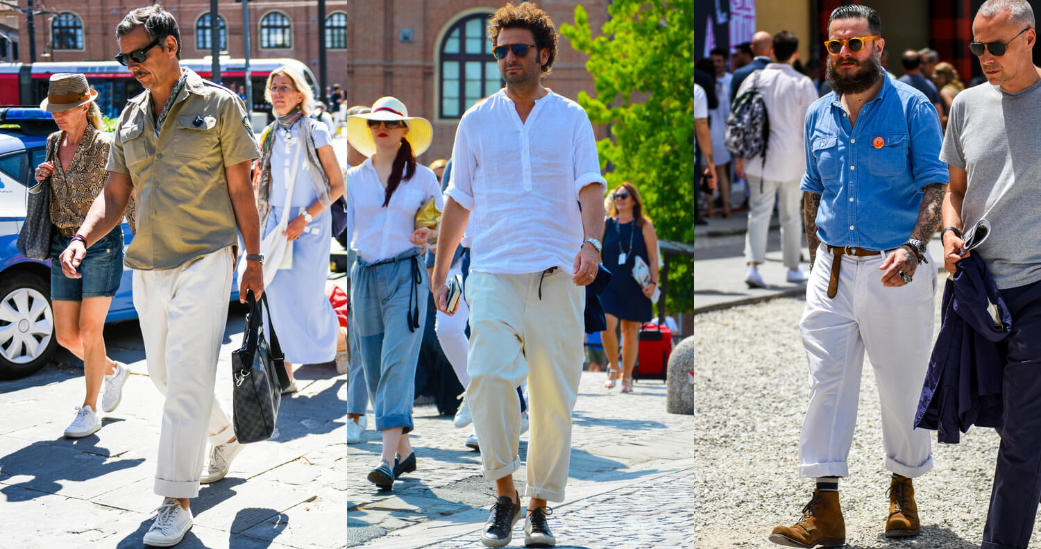 ３つの視点で見る白ワイドパンツのメンズコーデ術 メンズファッションメディア Otokomae 男前研究所