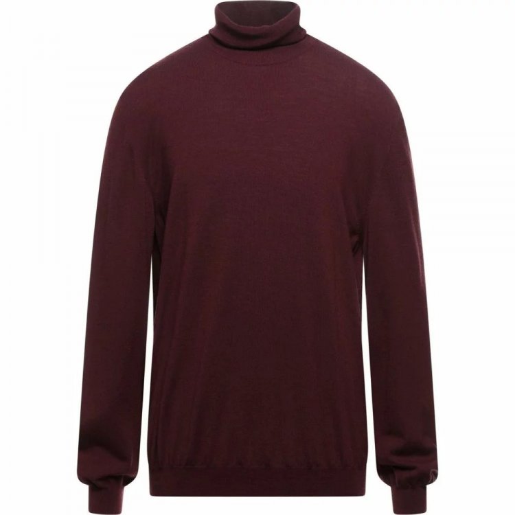 ZANONE Turtleneck Maroon, a turtleneck knit recommended as an inner layer for a set-up.