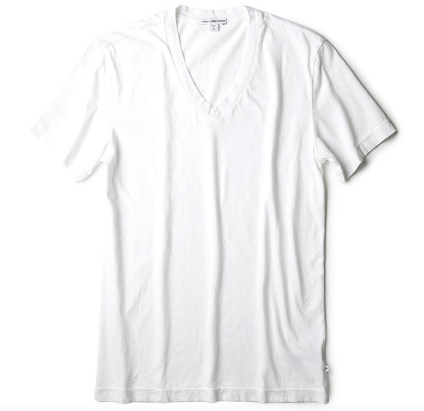 ライダースに合わせるなら、このTシャツがおすすめ！「JAMES PERSE(ジェームス パース) Vネック Tシャツ」