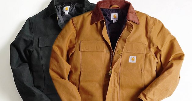 What are the six charms of Carhartt’s classic model “Traditional Coat”?
