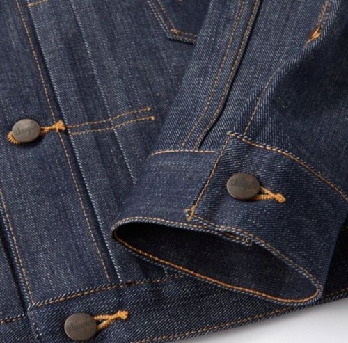 The "raw denim" used in these denim jackets and the size