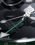 ロレックスGMTマスター2新色スプライト緑黒グリーンブラック針アップ