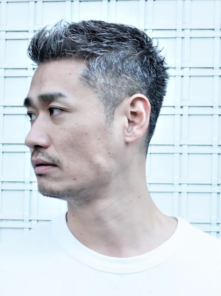 40代 メンズにおすすめなベリーショートのヘアスタイルサンプル メンズファッションメディア Otokomae 男前研究所