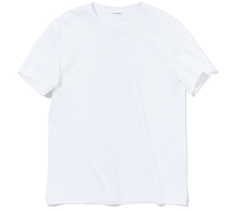 +CLOTHET(クロス クローゼット) スビンプラチナムスムース Tailored T-shirts