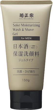 Recommendation 6: "Kiku-Masamune Sake Moisturizing Facial Cleanser for Shaving