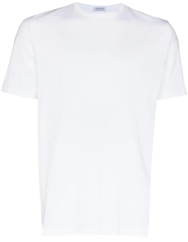 Sunspel" is a popular brand of high-quality white T-shirts.