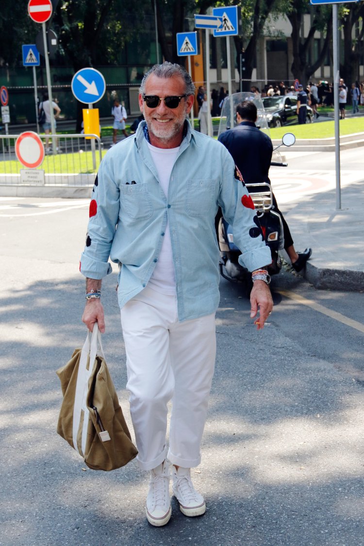 Men Fashion Week - Street Style - Milan