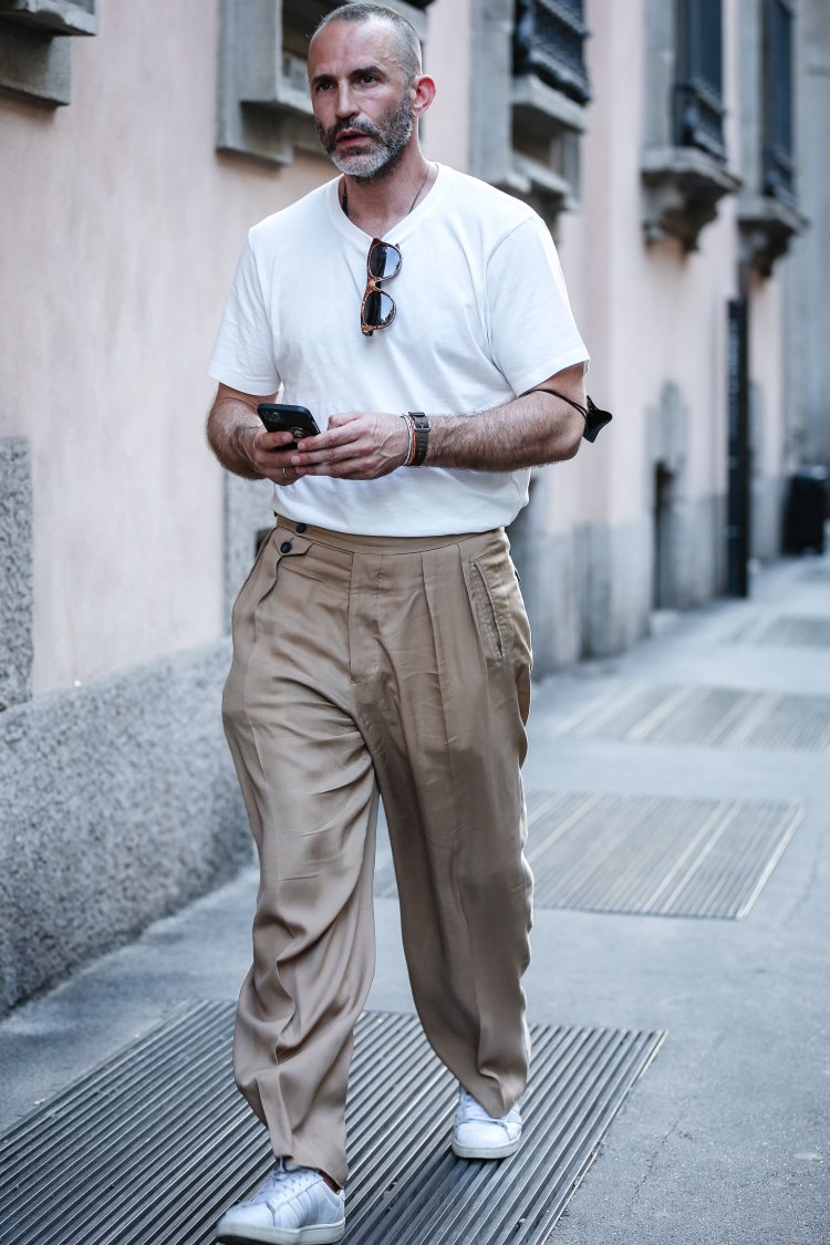 Street Style, Milan Fashion Week Men's, Italy - 21 Jun 2021