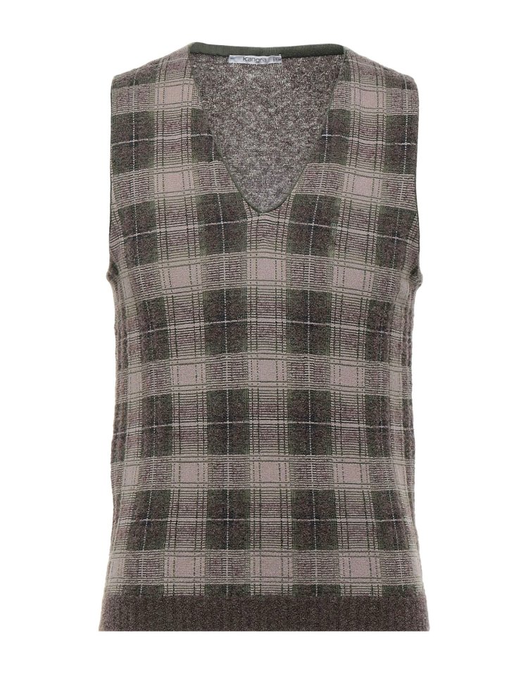 KANGRA CASHMERE Knitted vest