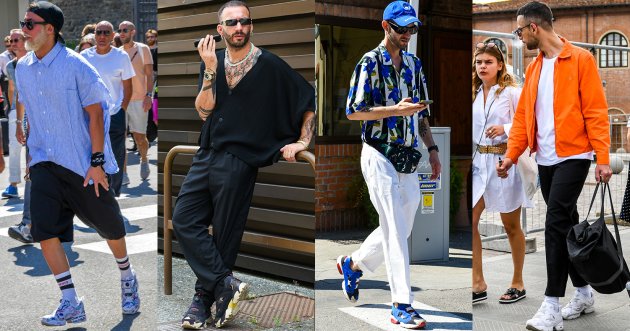 Six examples of men’s coordination with Reebok’s classic ” Instapump Fury “!