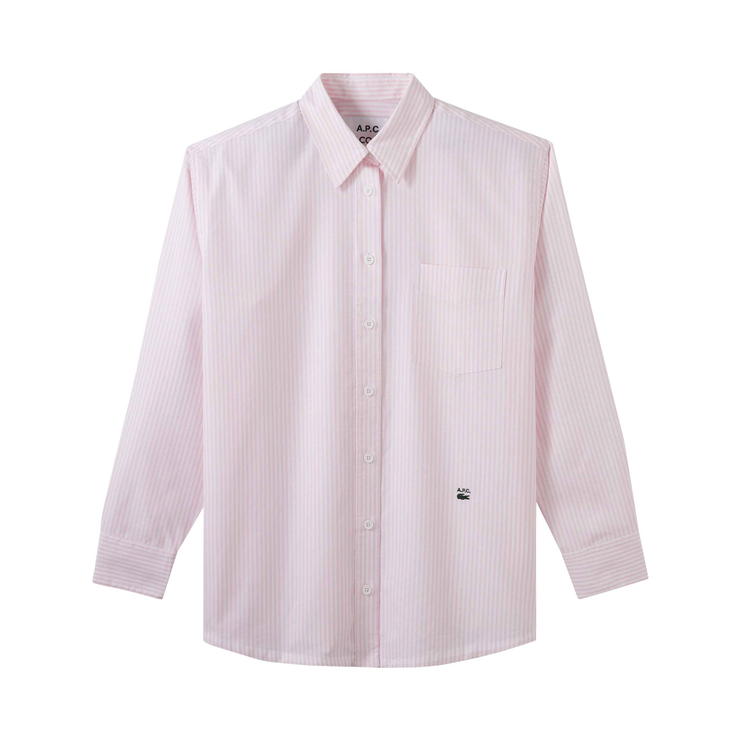 CHEMISE HOMME LACOSTE_ROSE_29700円