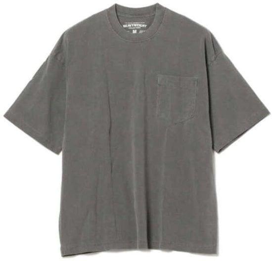 BEAMS "HEAVYWEIGHT COLLECTIONS / PIGMENT DYE POCKET TEE
