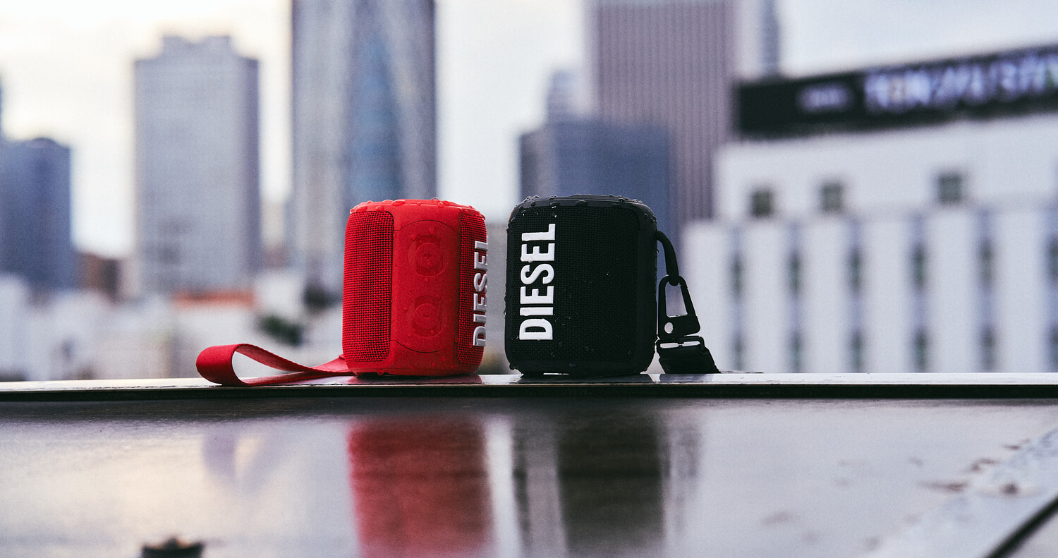 ディーゼルが360度のサウンド体験を実現するスタイリッシュな防水
