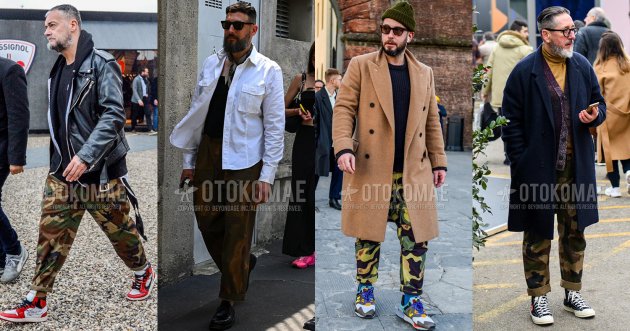 Camouflage pants for men’s outfits! Introducing tips and recommended models to avoid looking dowdy!
