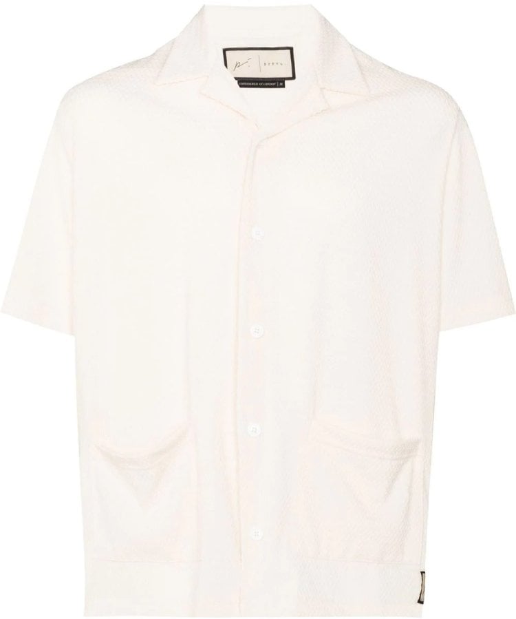 デニジャケに合わせる開襟シャツのおすすめ「PRÉVU(プレヴュ) Marshall オープンカラーシャツ」
