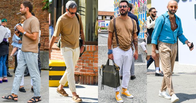 Brown T-shirts for a classic summer look! Six examples of stylish outfits