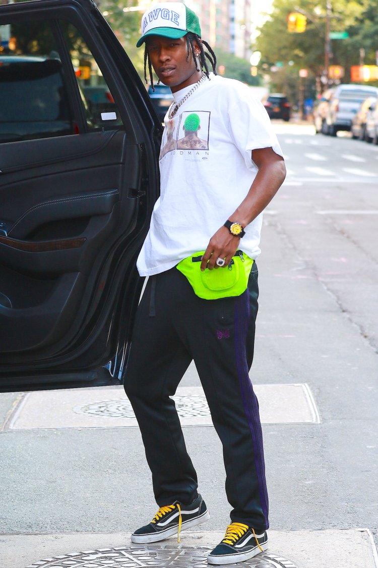 ASAP Rocky brings back the fanny pack!