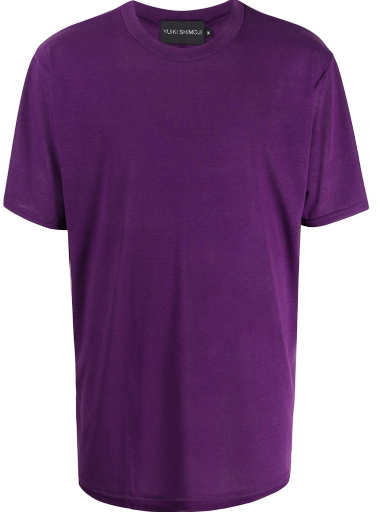 Yuiki Shimoji（ユイキシモジ） 紫 tシャツ