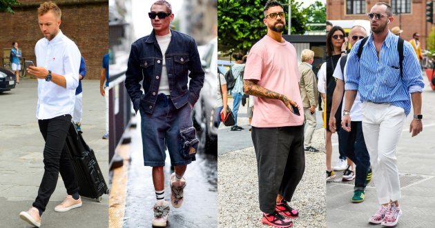 Pink sneakers are recommended to refresh the impression of men’s coordination. Examples of outfits and recommended items!