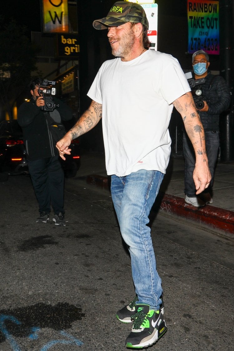*EXCLUSIVE* Stephen Dorff leaving party at On the Rox