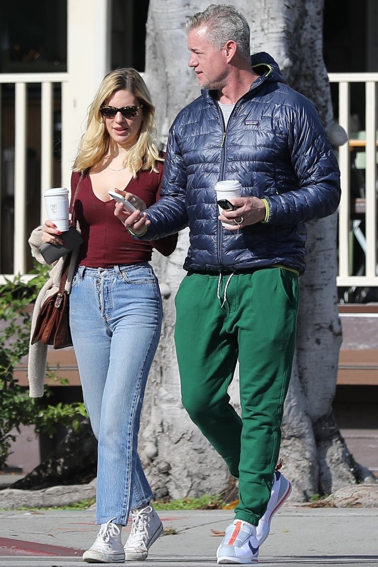 *EXCLUSIVE* Eric Dane has brunch with a hot blonde at Urth Caffe