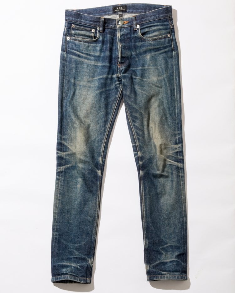 Characteristic of A.P.C. denim (3): "Denim that grows as it is worn.